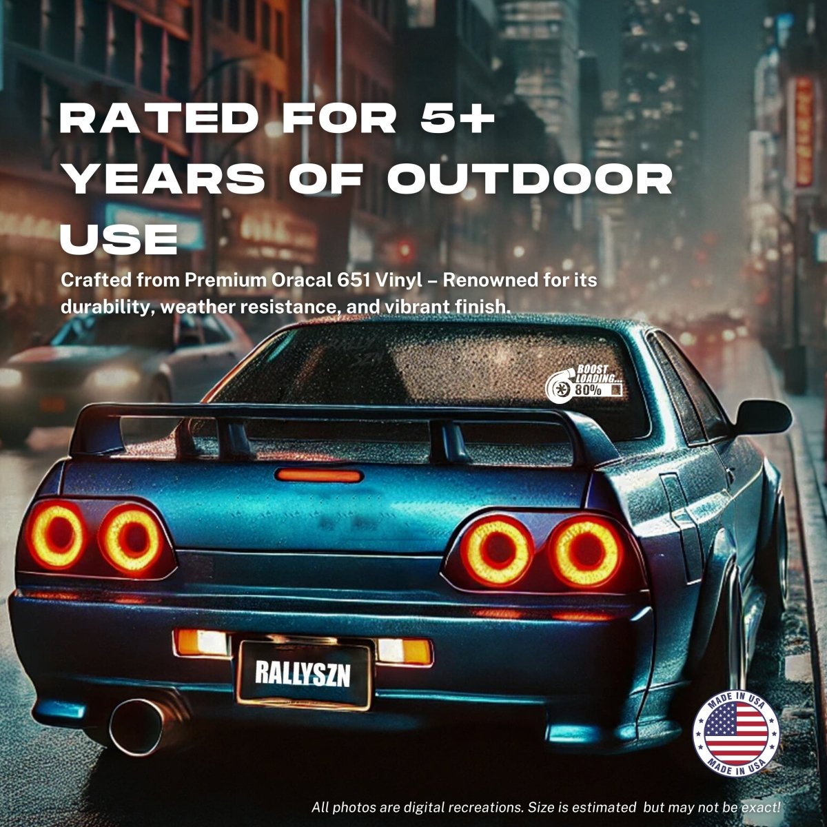 Boost Loading – JDM Car Decal Sticker - RallySZN™ Gifts and More!