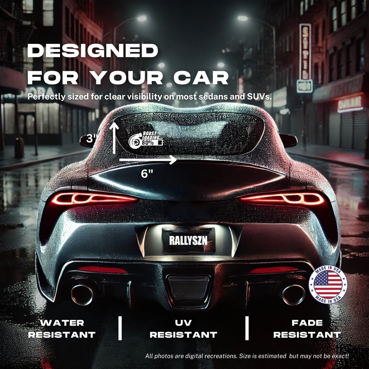 Boost Loading – JDM Car Decal Sticker - RallySZN™ Gifts and More!