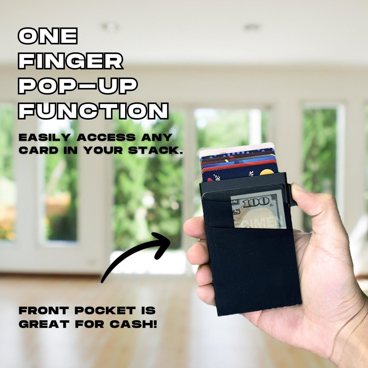 Jesus Is King – RFID Blocking Pop - Up Card Holder Wallet - RallySZN™ Gifts and More!