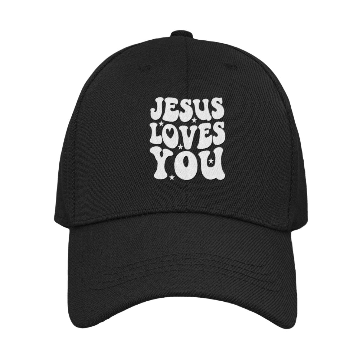 Jesus Loves You Hat – Embroidered Cotton Dad Hat