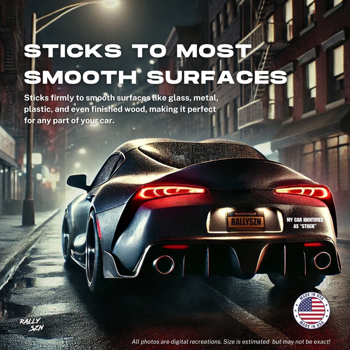 My Car Identifies as Stock – JDM Car Decal Sticker - RallySZN™ Gifts and More!