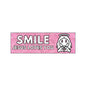 Smile Jesus Loves You (Pink) - Christian Bumper Sticker for Car, Wall, Window, Vehicle, Weather Resistant, UV Laminated