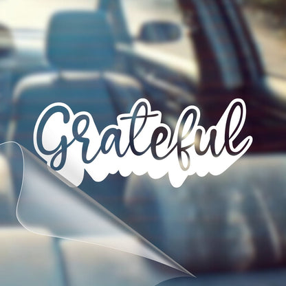 Grateful – Christian Car Decal Sticker - RallySZN™ Gifts and More!