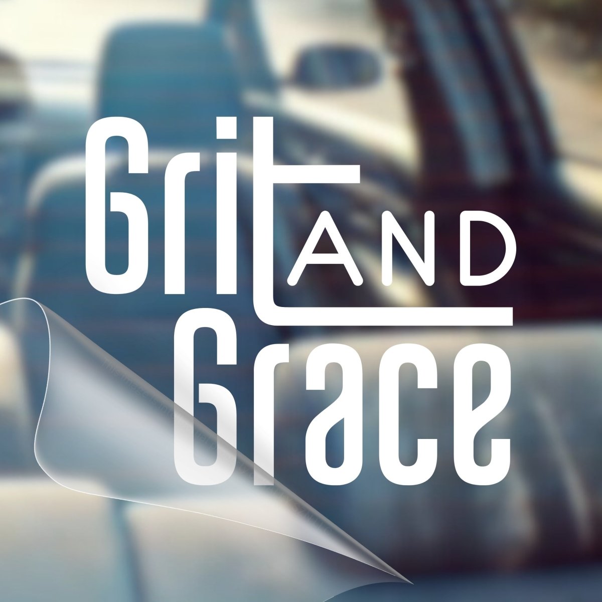 Grit and Grace – Christian Car Decal Sticker - RallySZN™ Gifts and More!