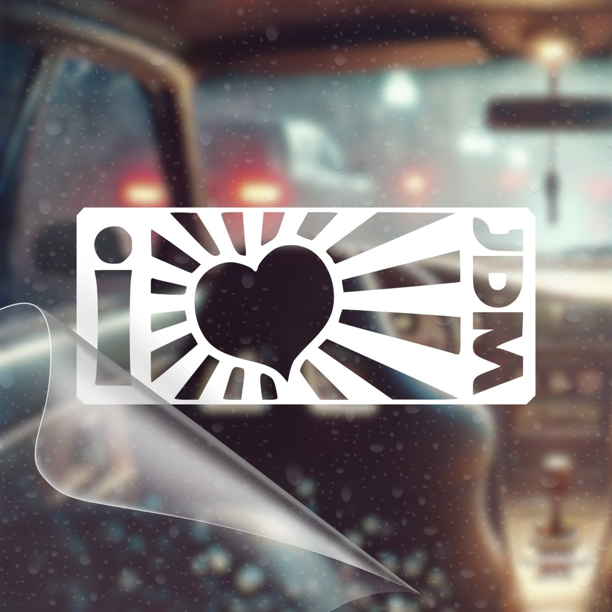 I Heart JDM – JDM Car Decal Sticker - RallySZN™ Gifts and More!