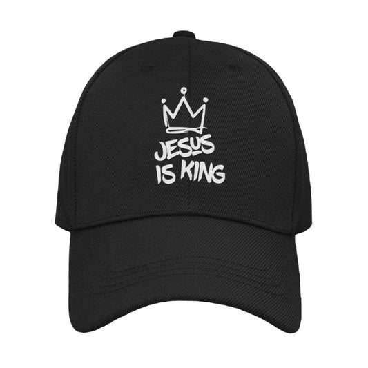 Jesus Is King Hat – Embroidered Cotton Dad Hat - RallySZN™ Gifts and More!
