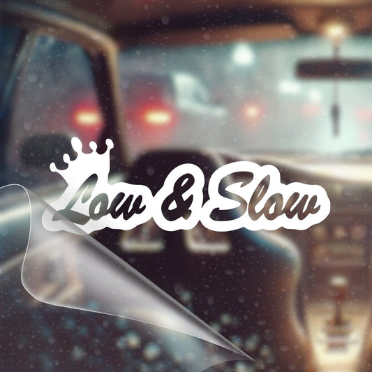Low and Slow – JDM Car Decal Sticker - RallySZN™ Gifts and More!