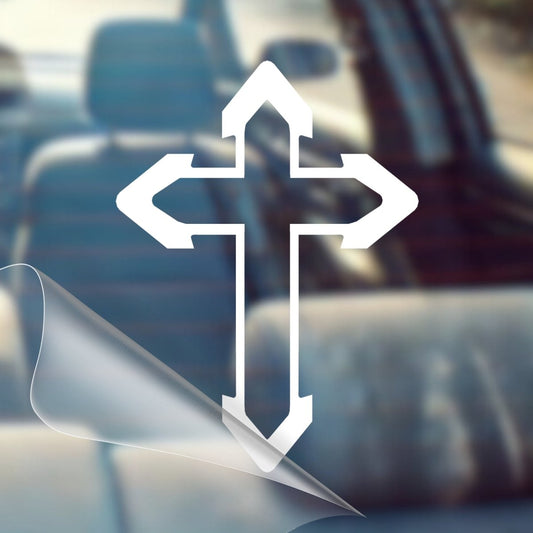 Passion Cross – Christian Car Decal Sticker - RallySZN™ Gifts and More!