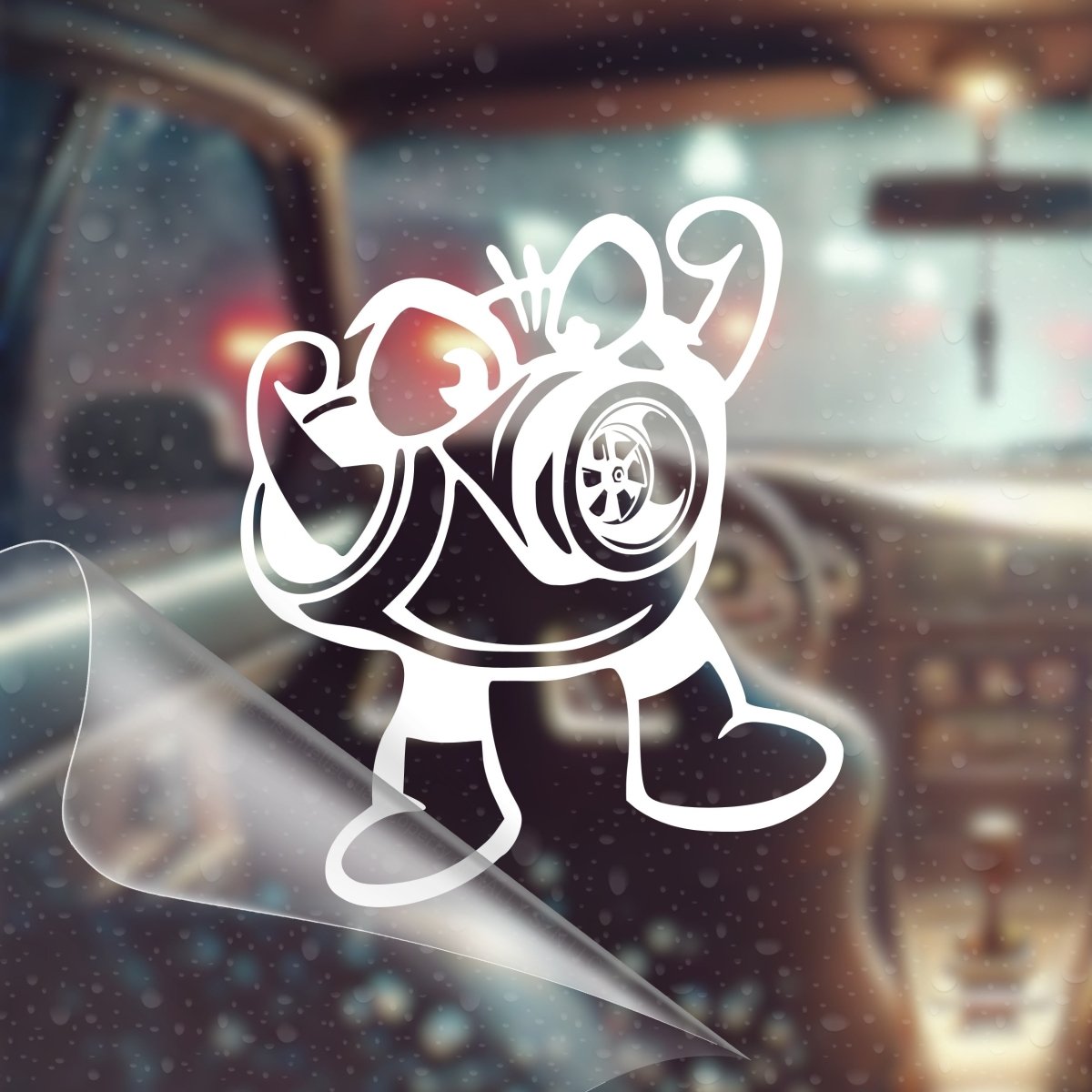 Turbo Man Vinyl Decal Sticker for Car, Window, Laptop | JDM Car Sticker ...