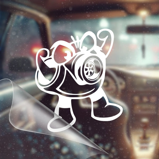 Turbo Man – JDM Car Decal Sticker - RallySZN™ Gifts and More!